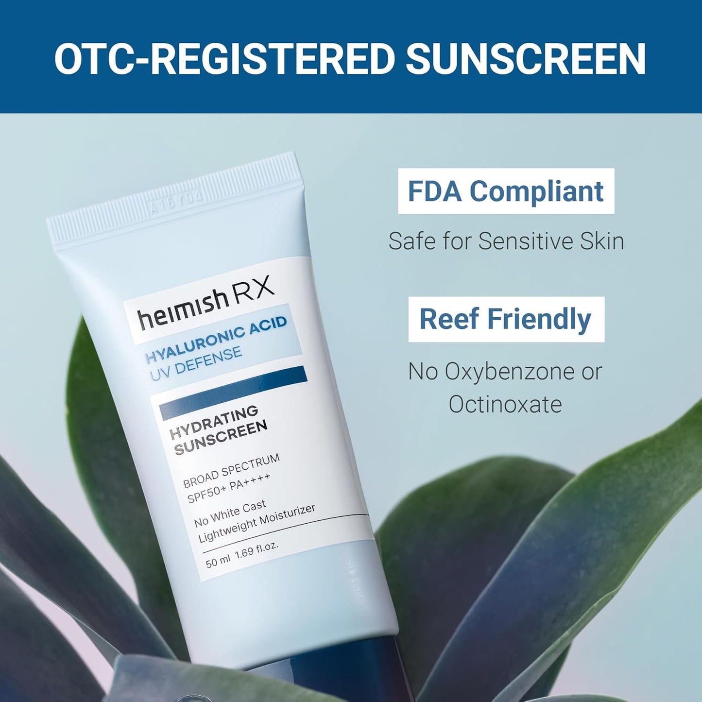 [heimish] RX Hyaluronic Hydrating Sunscreen 50ml