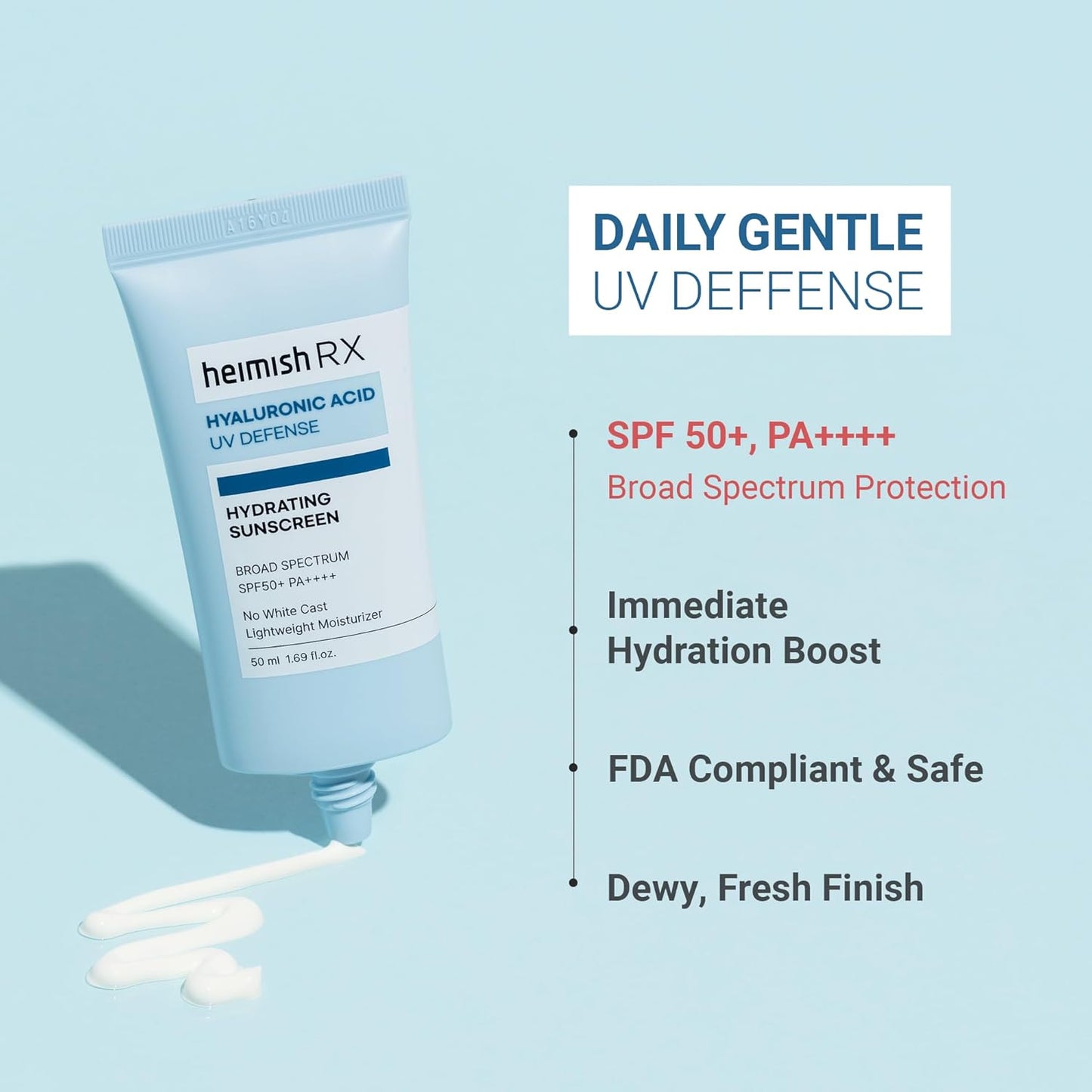 [heimish] RX Hyaluronic Hydrating Sunscreen 50ml