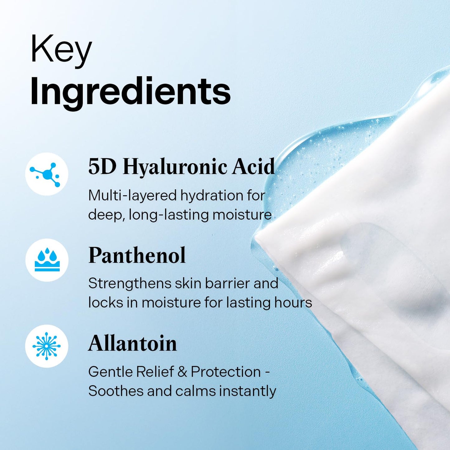 [Torriden] DIVE-IN Hyaluronic Acid Facial Mask (10 sheets)