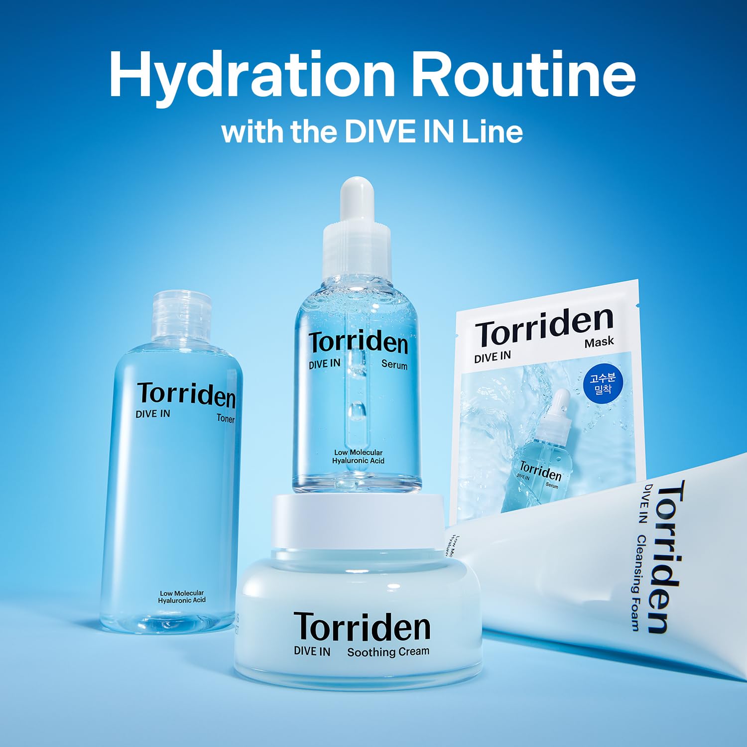 [Torriden] DIVE-IN Hyaluronic Acid Facial Mask (10 sheets)
