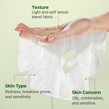 [Torriden] BALANCEFUL Cica Facial Masks (10 sheets)