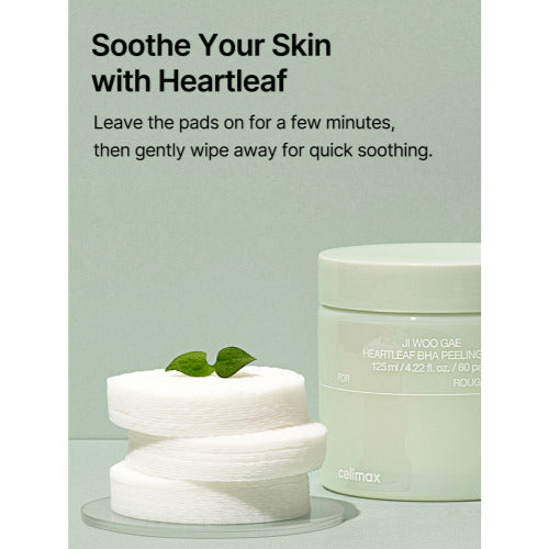 [celimax] Heartleaf BHA Peeling Pad (60 Pads)