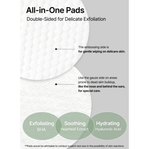 [celimax] Heartleaf BHA Peeling Pad (60 Pads)