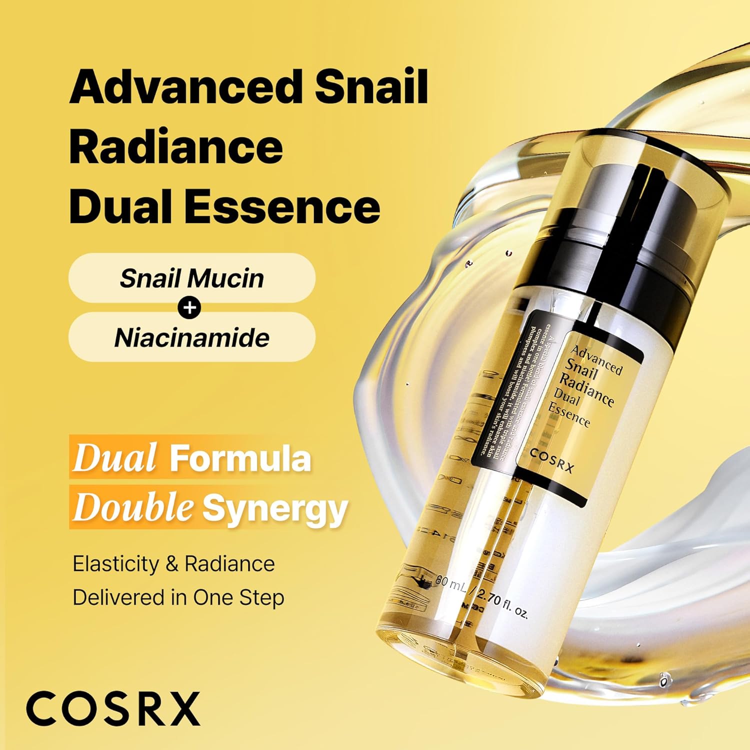 [COSRX] Advanced Snail Radiance Dual Essence 80ml