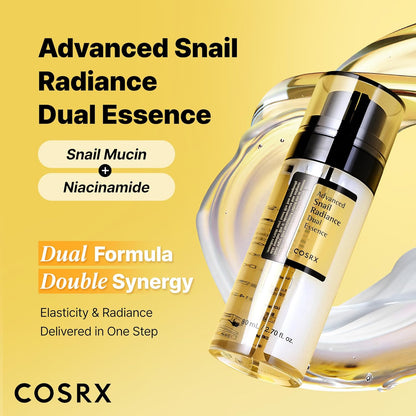 [COSRX] Advanced Snail Radiance Dual Essence 80ml