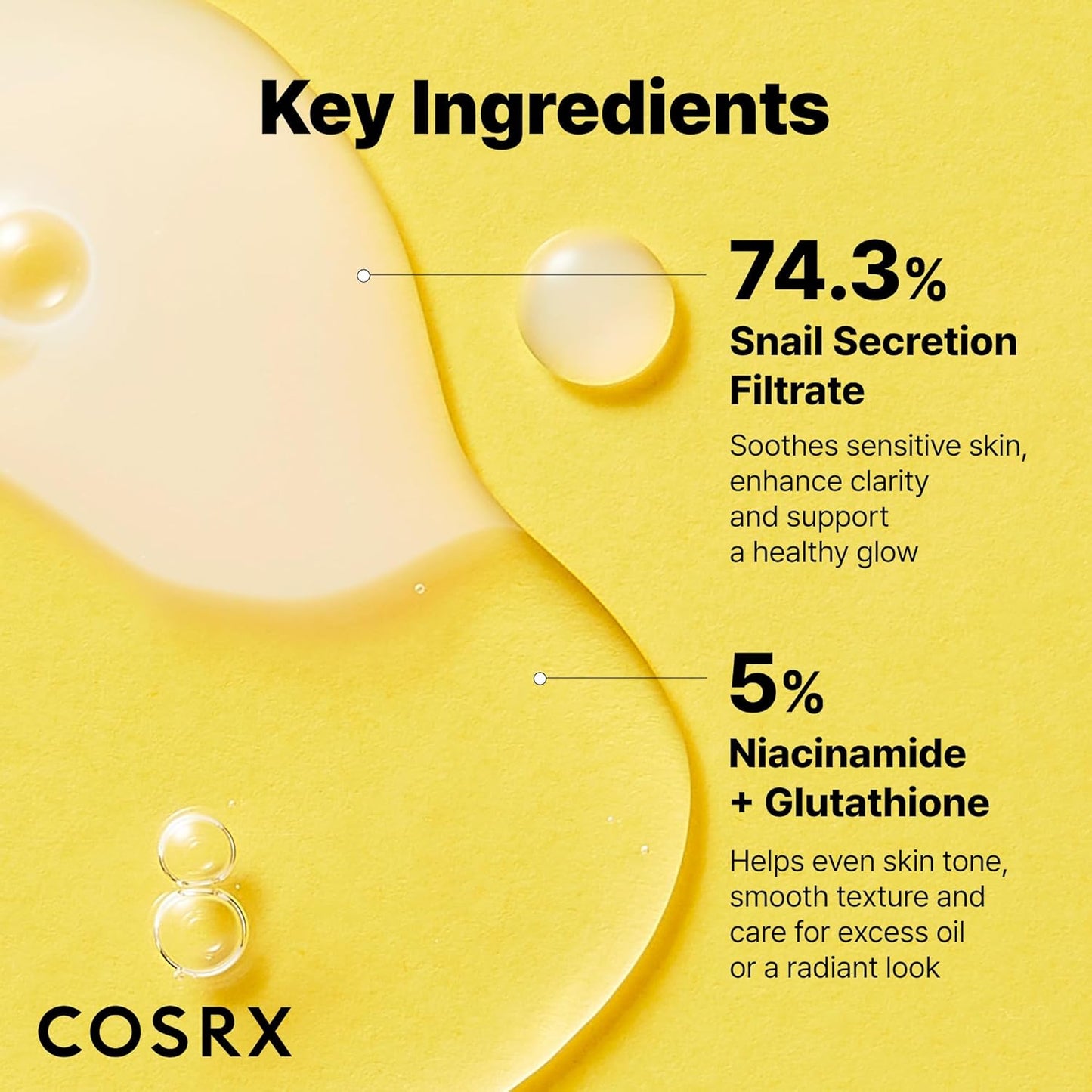 [COSRX] Advanced Snail Radiance Dual Essence 80ml