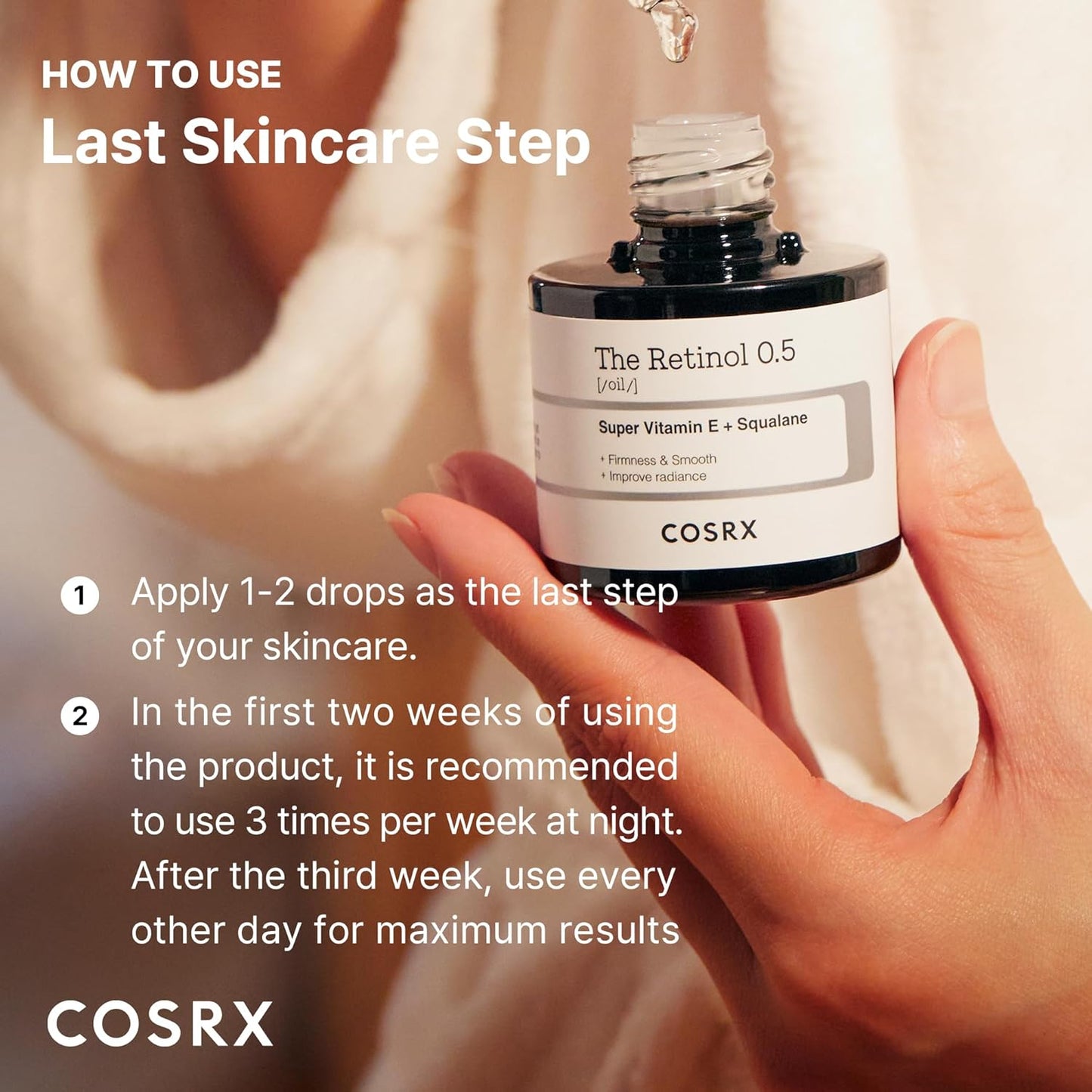 [COSRX] The Retinol 0.5 Oil 20ml