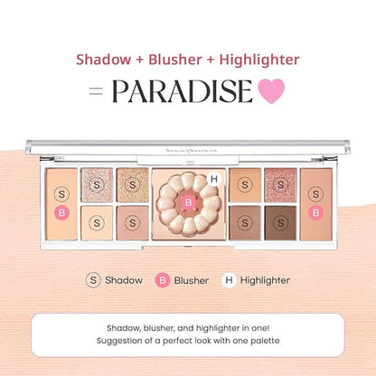 [Peripera] ALL TAKE MOOD LIKE PALETTE 03 HONEY BROWN (HONEY K-OOKIE)