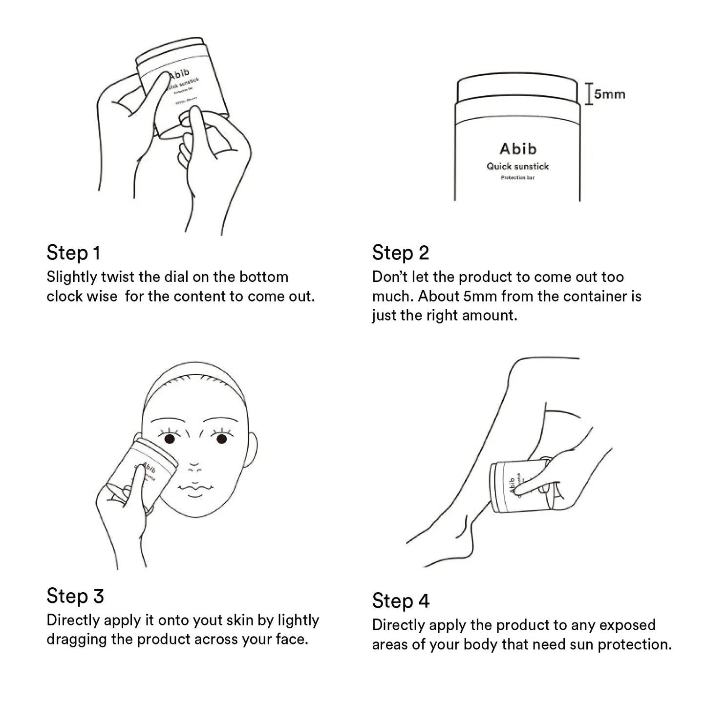 [Abib] Quick Sunstick Protection Bar SPF50+ PA++++ 22g