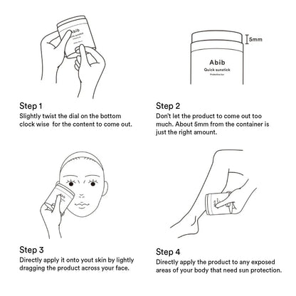 [Abib] Quick Sunstick Protection Bar SPF50+ PA++++ 22g
