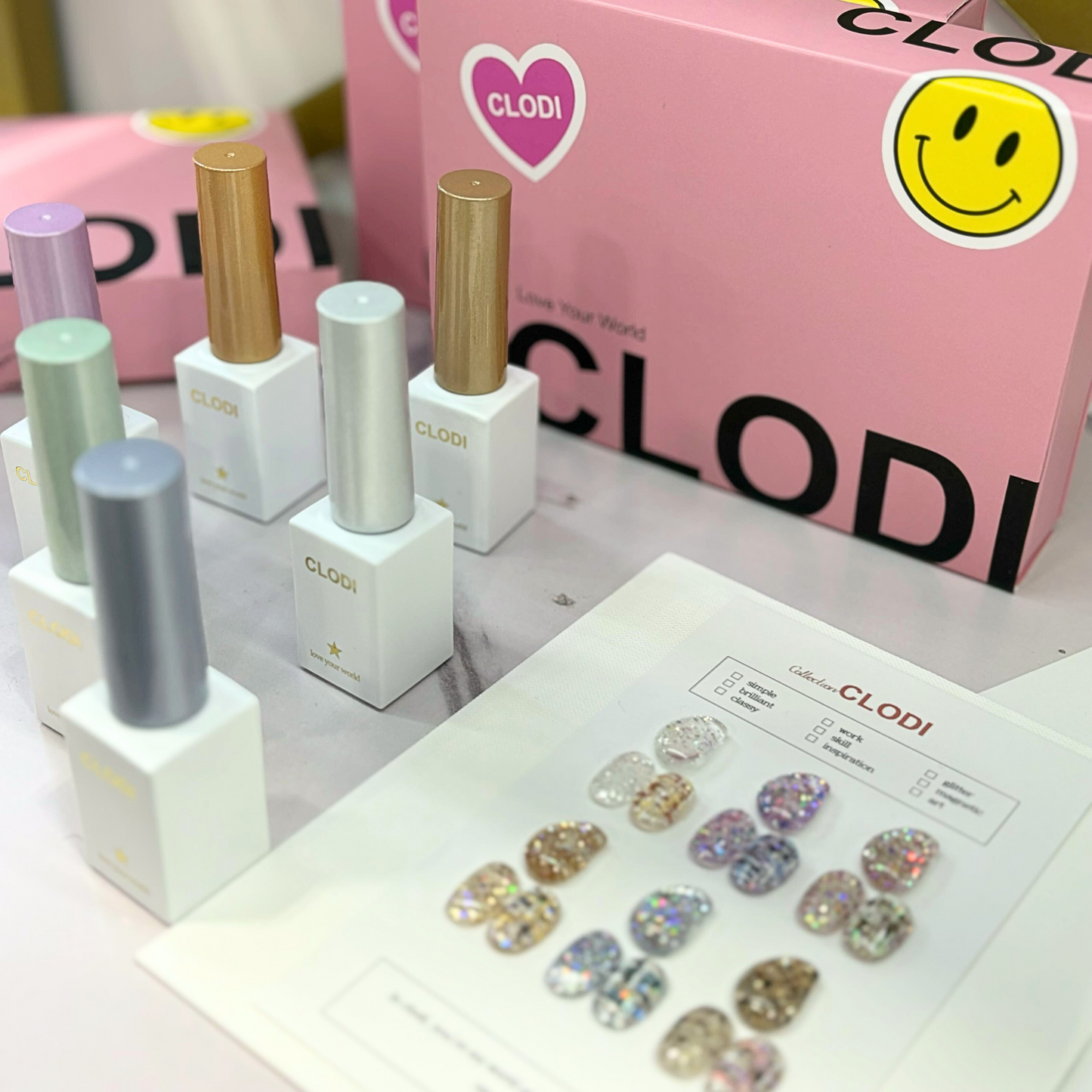 Clodi Holiday Glitter Collection - 6 Glitter Set