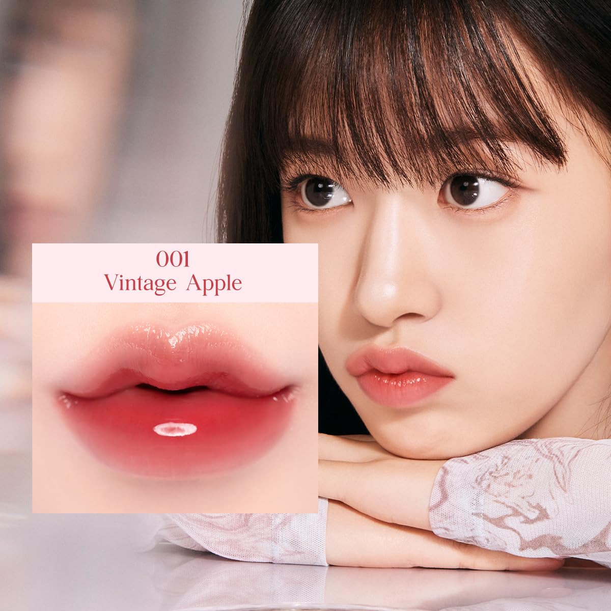 [CLIO] CRYSTAL GLAM TINT 001 VINTAGE APPLE