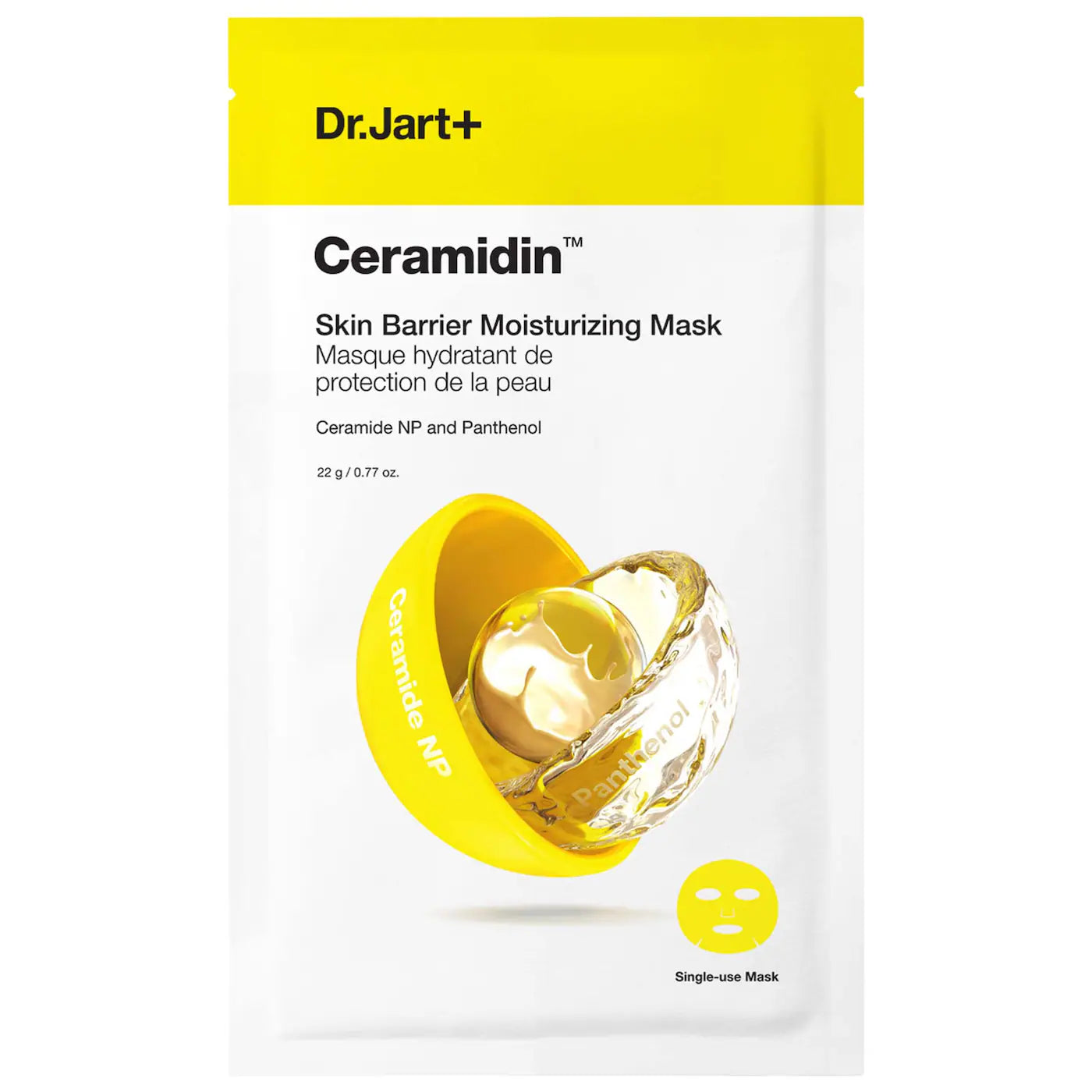 [Dr.Jart+] [5ea] Ceramidin Skin Barrier Moisturizing Mask