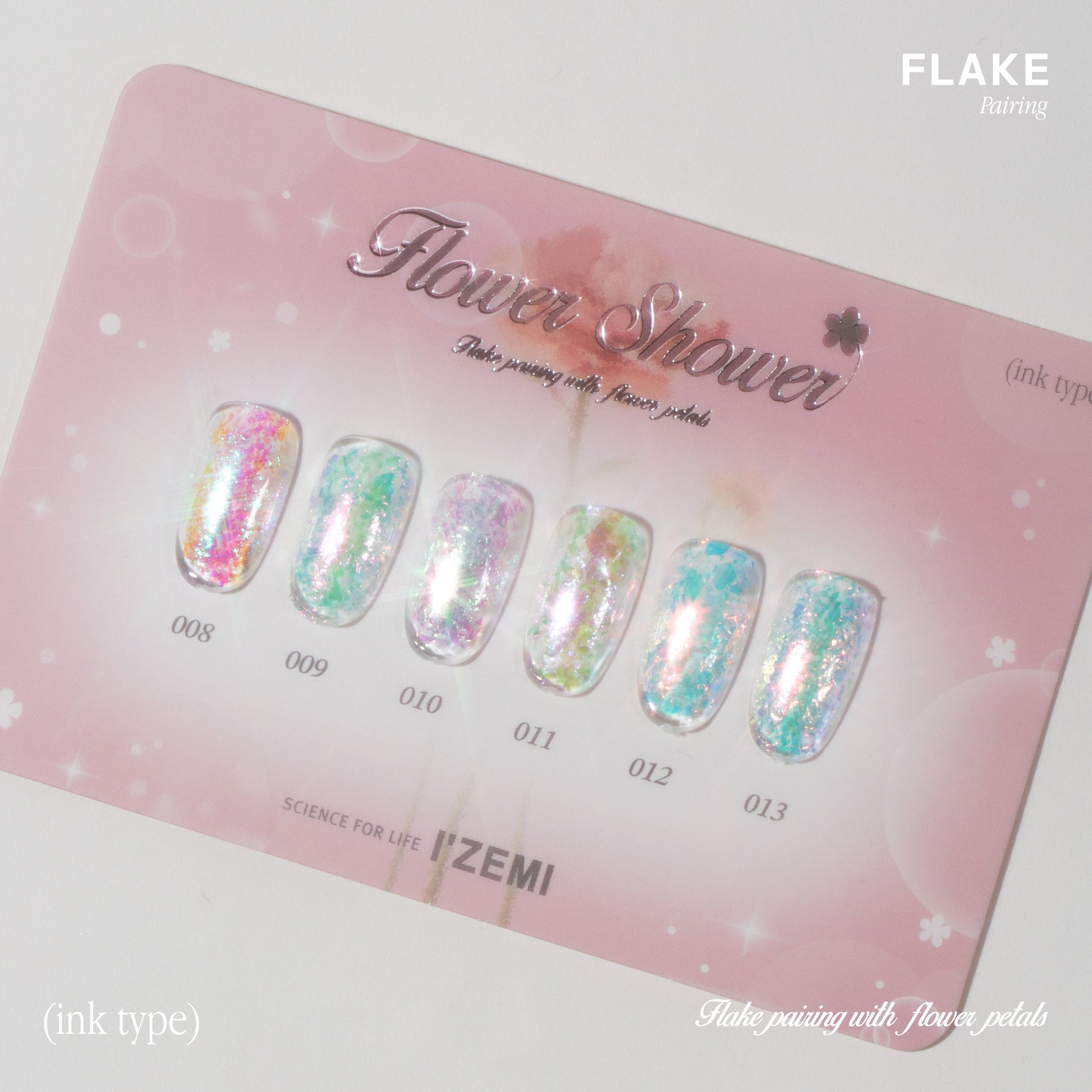 Izemi Flower Shower FLAKE Pairing Collection - 6 Set