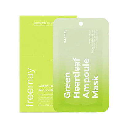 [Freemay] Green Heartleaf Ampoule Mask 10ea