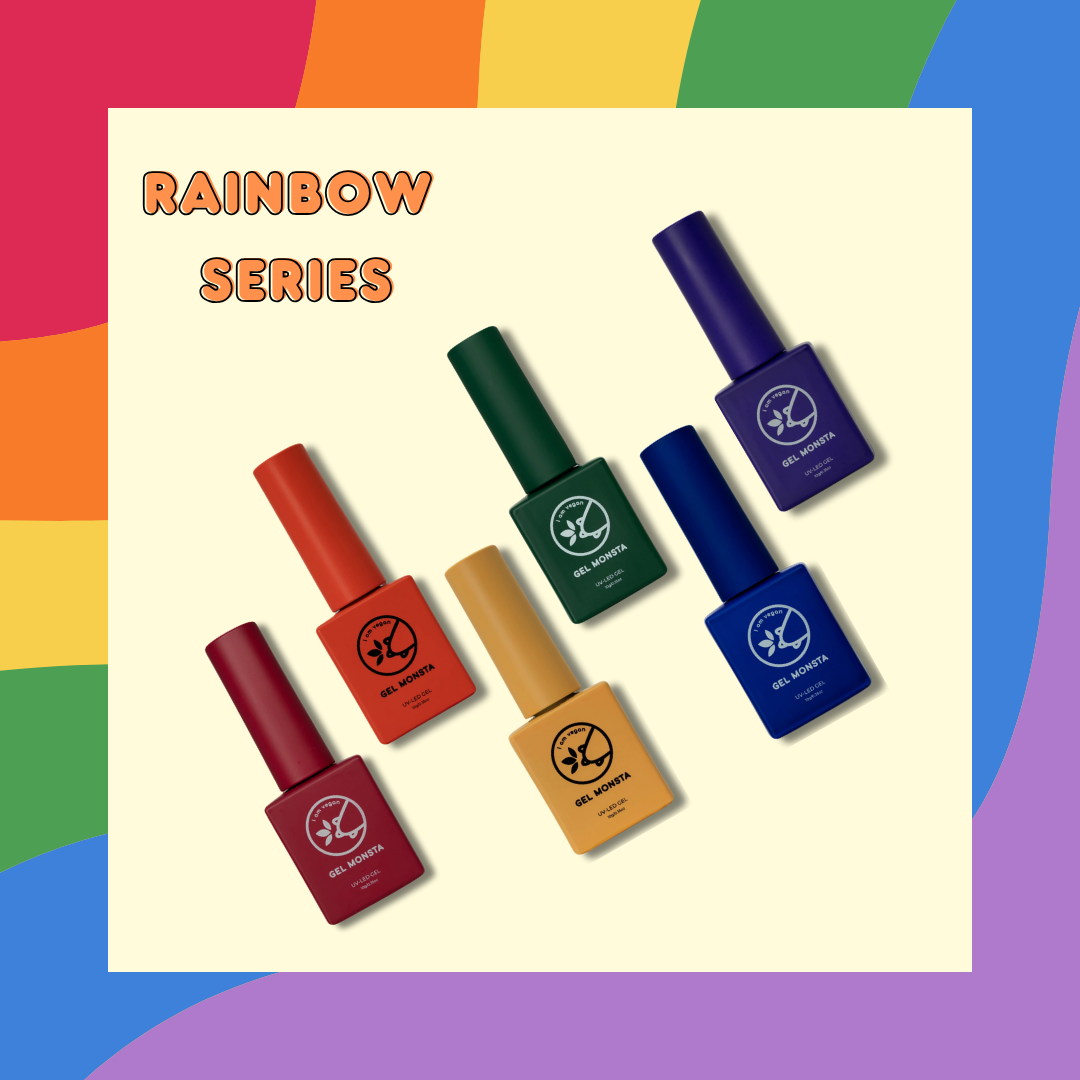 Gel Monsta Rainbow Series (6 Color Set)