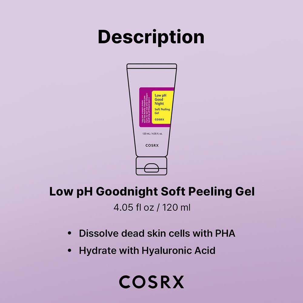 [COSRX] Low pH Good Night Soft Peeling Gel 120ml