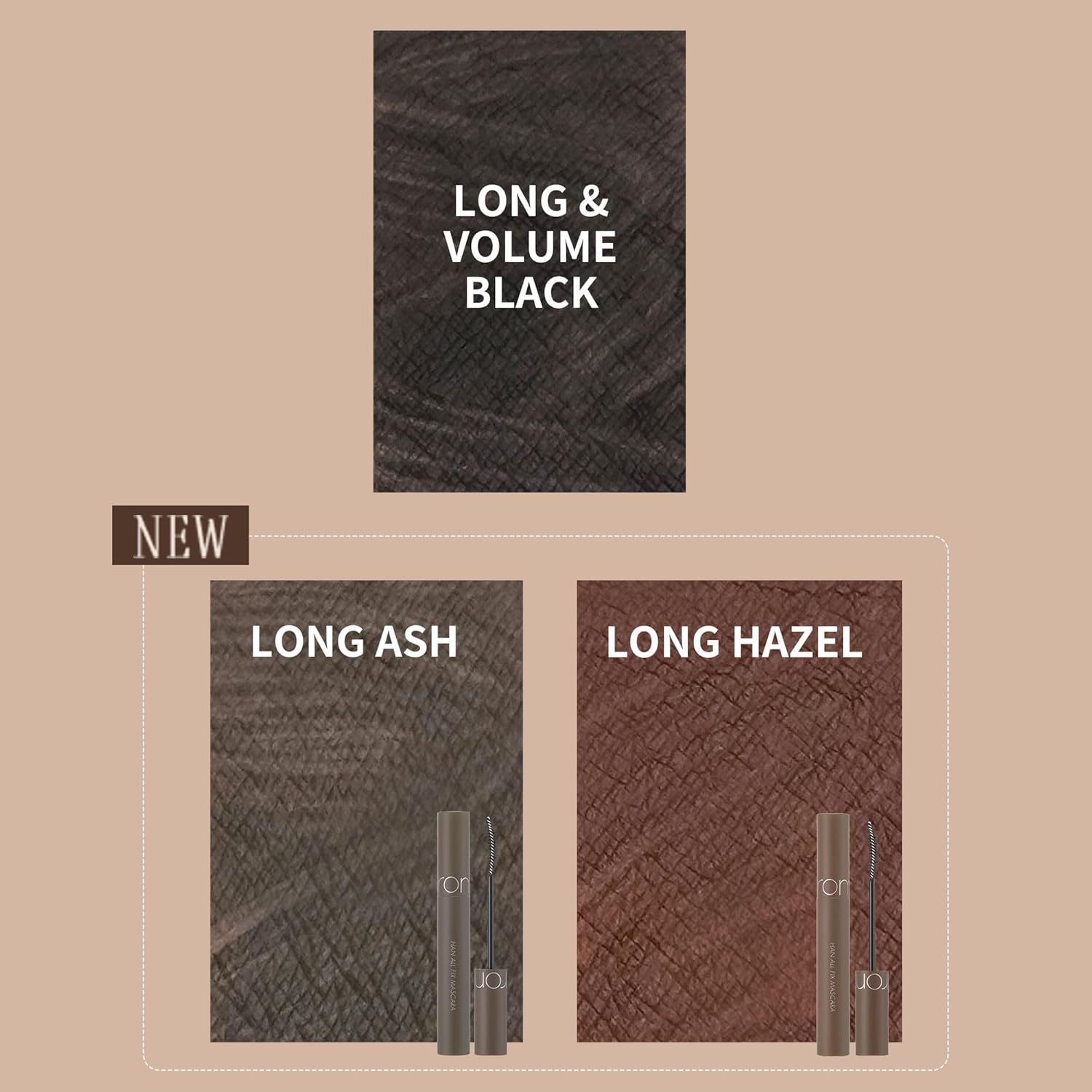 [rom&nd] HAN ALL FIX MASCARA L02_LONG ASH