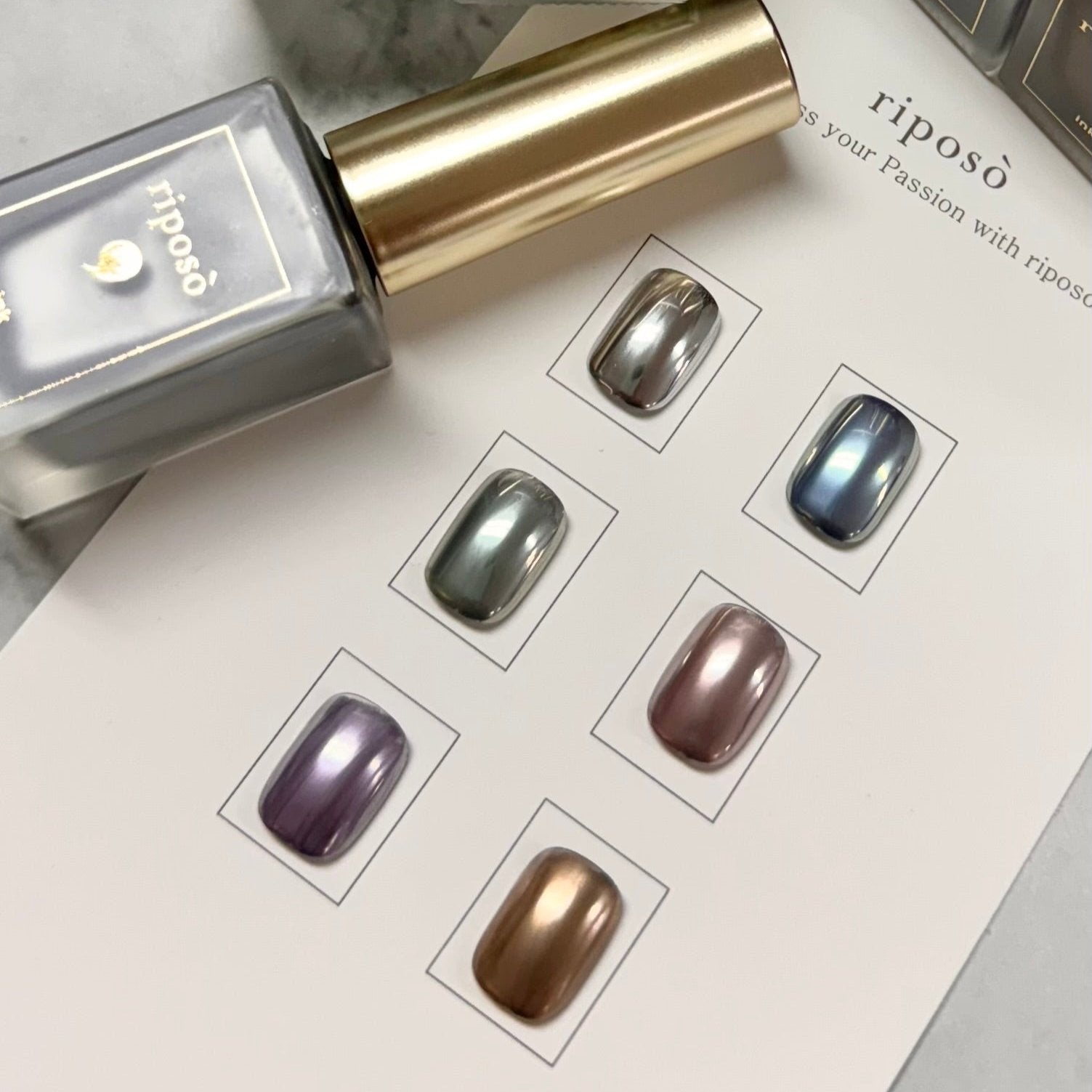 riposo Metal Ink Collection - 6 Ink Set