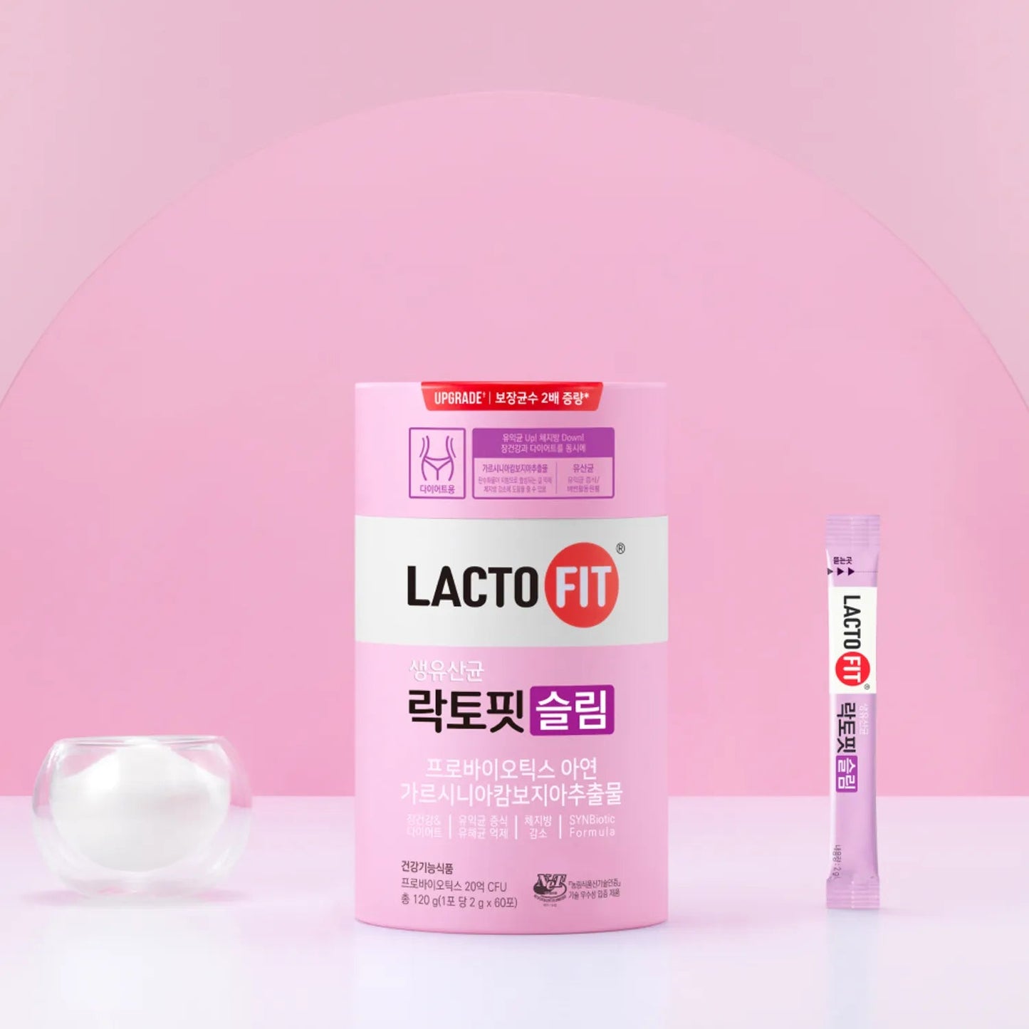 [ChongKunDang] LACTO-FIT ProBiotics Slim – 2g × 60 Sticks