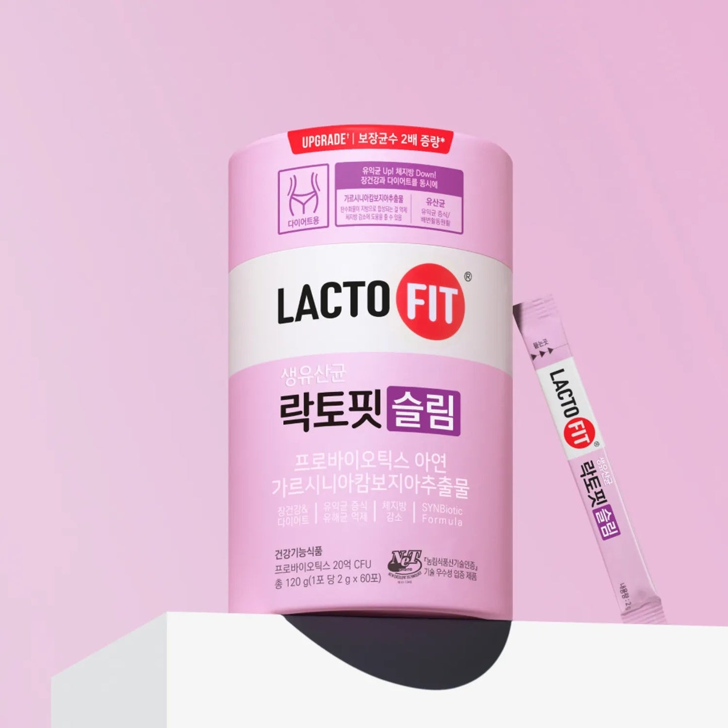 [ChongKunDang] LACTO-FIT ProBiotics Slim – 2g × 60 Sticks