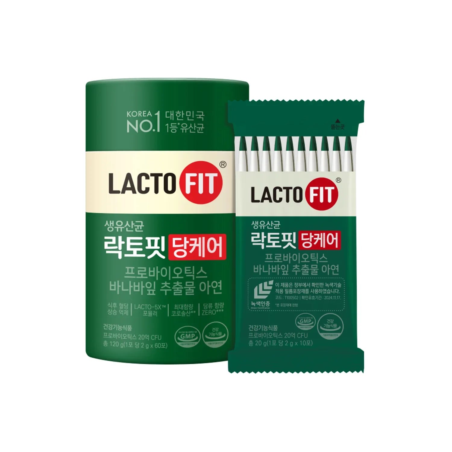 [ChongKunDang] LACTO-FIT ProBiotics Blood Sugar Care – 2g × 60 Sticks