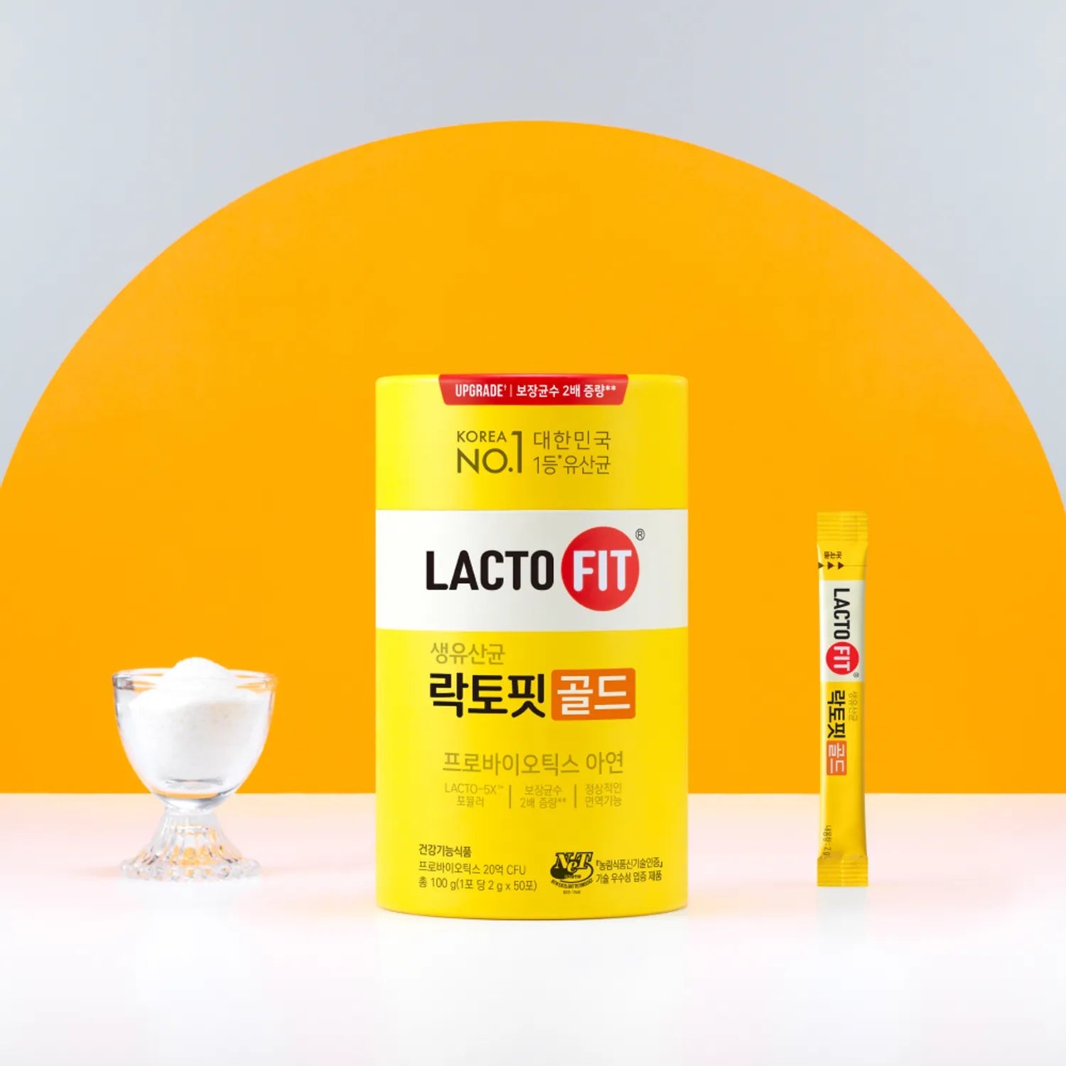 [ChongKunDang] LACTO-FIT ProBiotics Gold – 2g × 50 Sticks