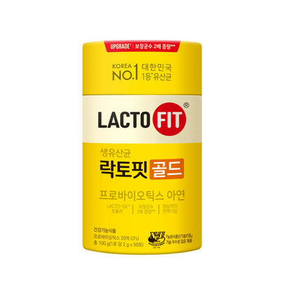 [ChongKunDang] LACTO-FIT ProBiotics Gold – 2g × 50 Sticks