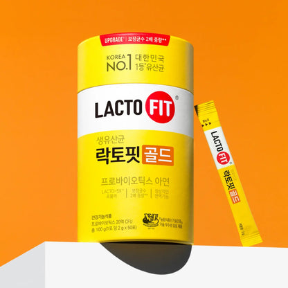 [ChongKunDang] LACTO-FIT ProBiotics Gold – 2g × 50 Sticks