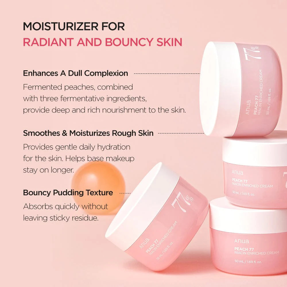 [ANUA] Peach 77% Niacin Enriched Cream 50ml