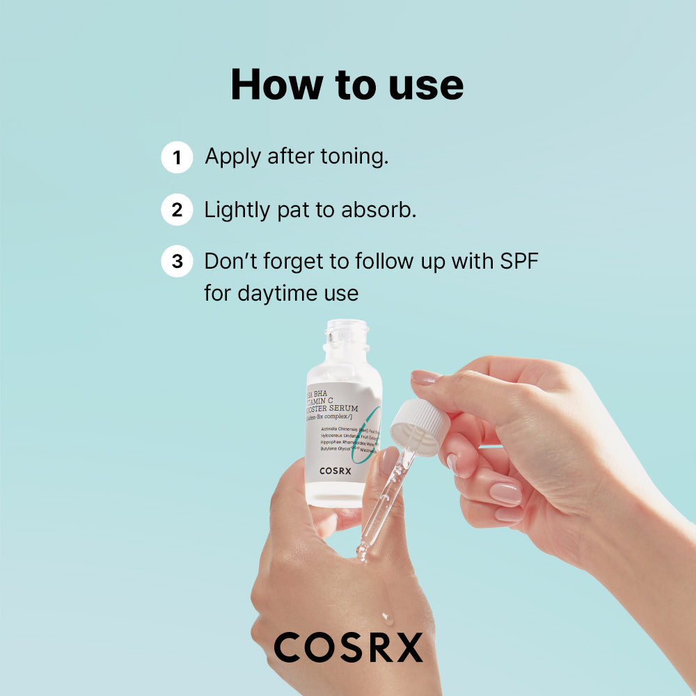 [COSRX] Refresh AHA BHA Vitamin C Booster Serum 30ml