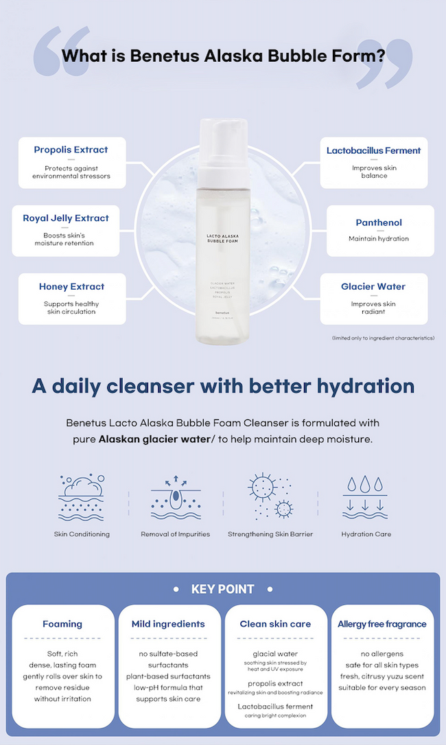 [benetus] Lacto Alaska Bubble Foam 200ml