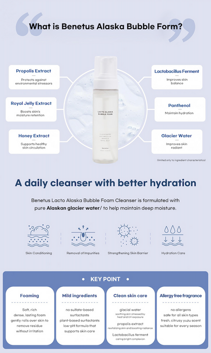 [benetus] Lacto Alaska Bubble Foam 200ml