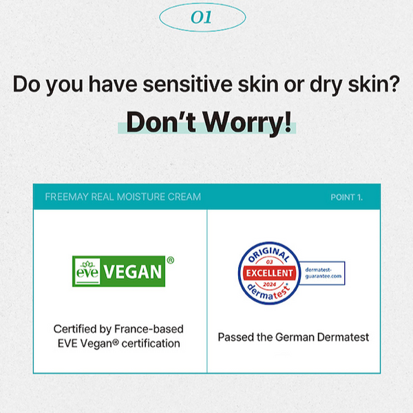 [Freemay] Real Moisture Cream 100ml (+30ml Free)