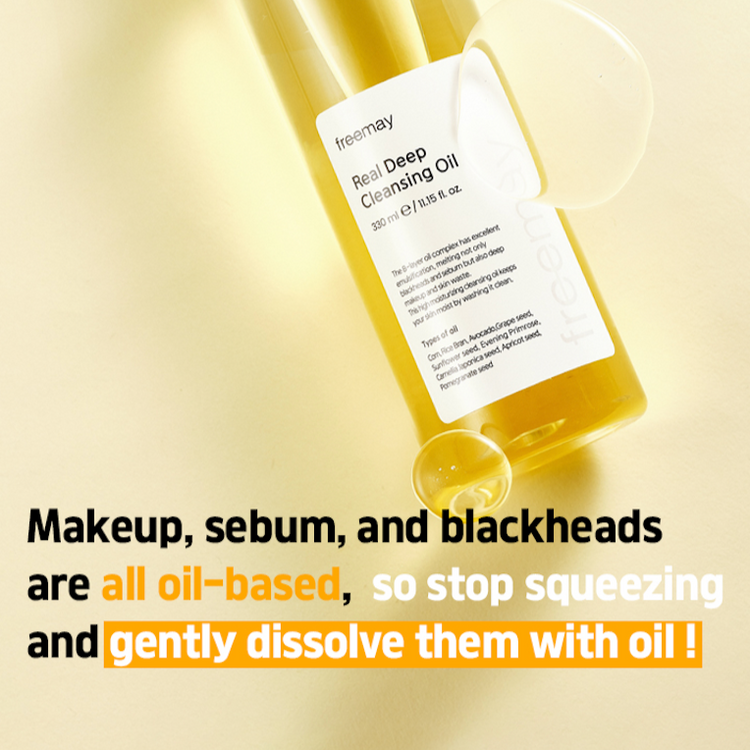[Freemay] Real Deep Cleansing Oil 330ml