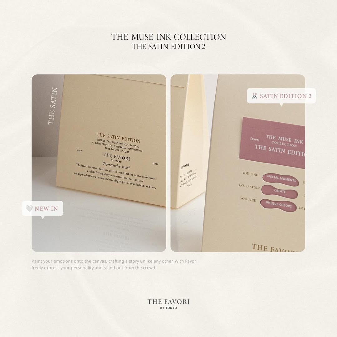 The Favori The Muse Ink Satin Edition 2 - 8 inks