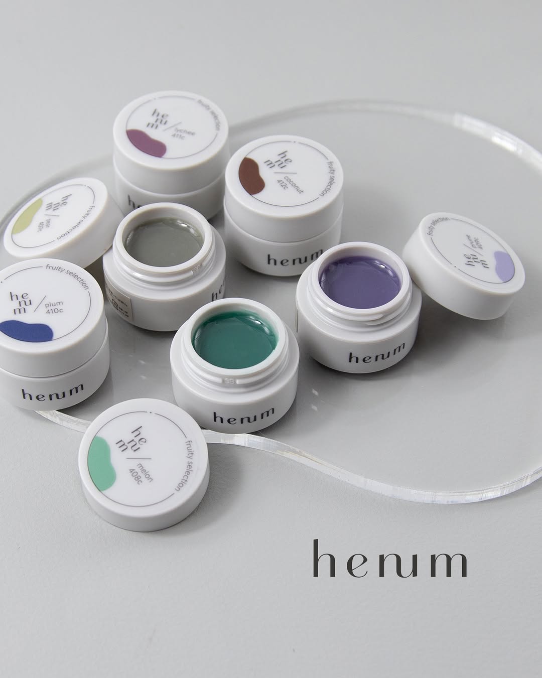 Henum Potted Gel Fruity series #2- 6 Color