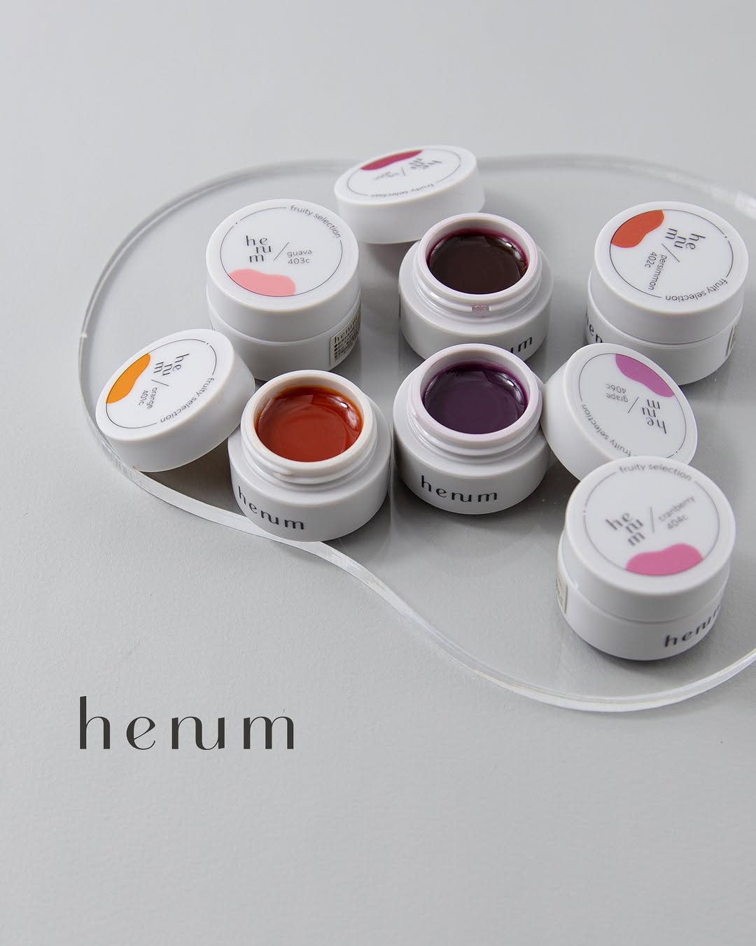 Henum Potted Gel Fruity series #1 - 6 Color
