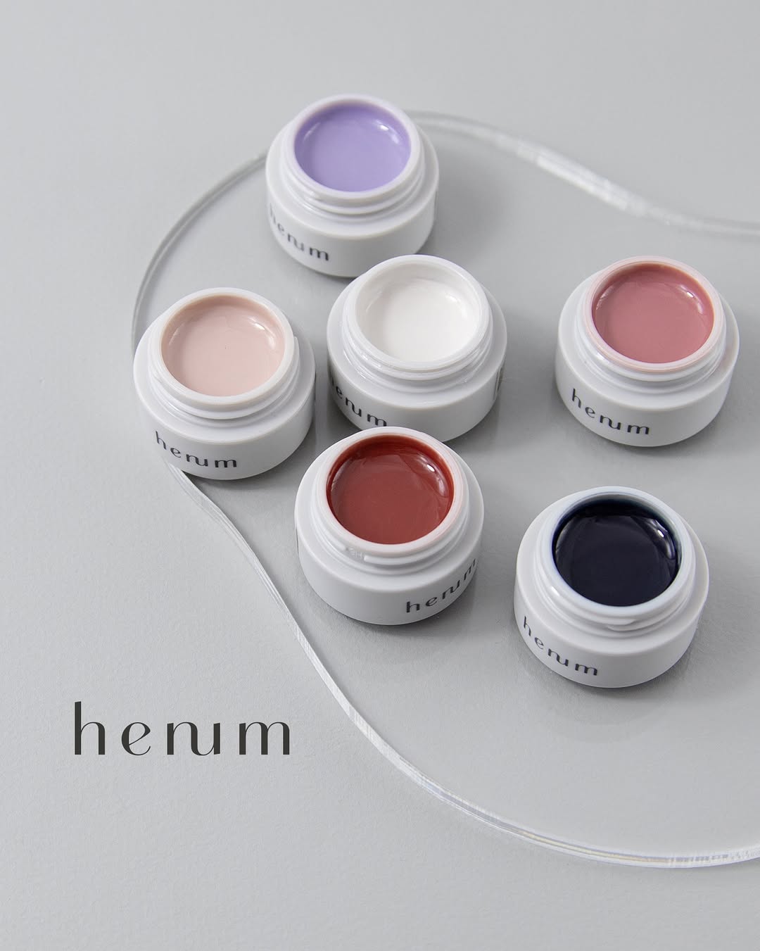 Henum Potted Gel Dusty Series #2 - 6 Color