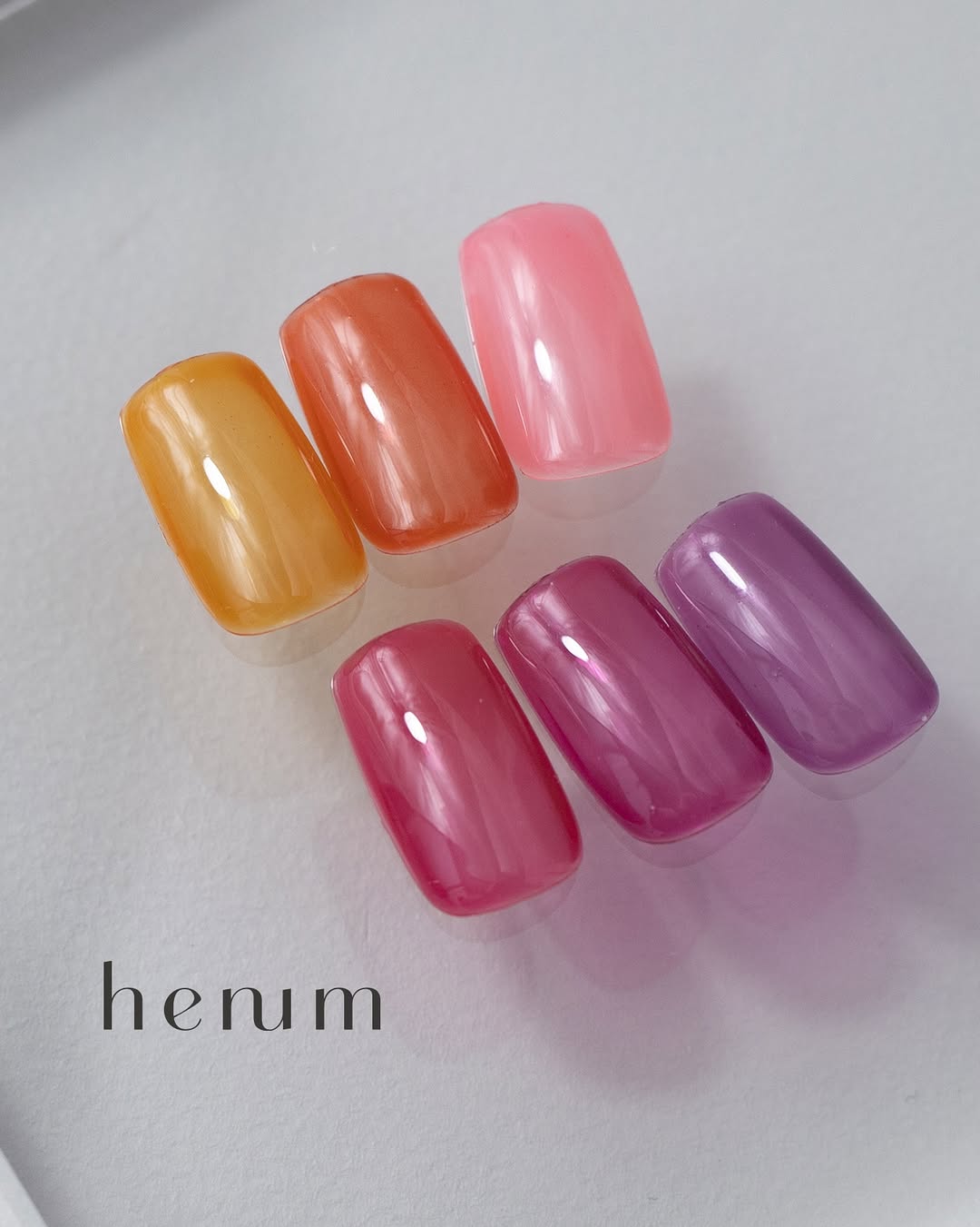 Henum Potted Gel Fruity series #1 - 6 Color