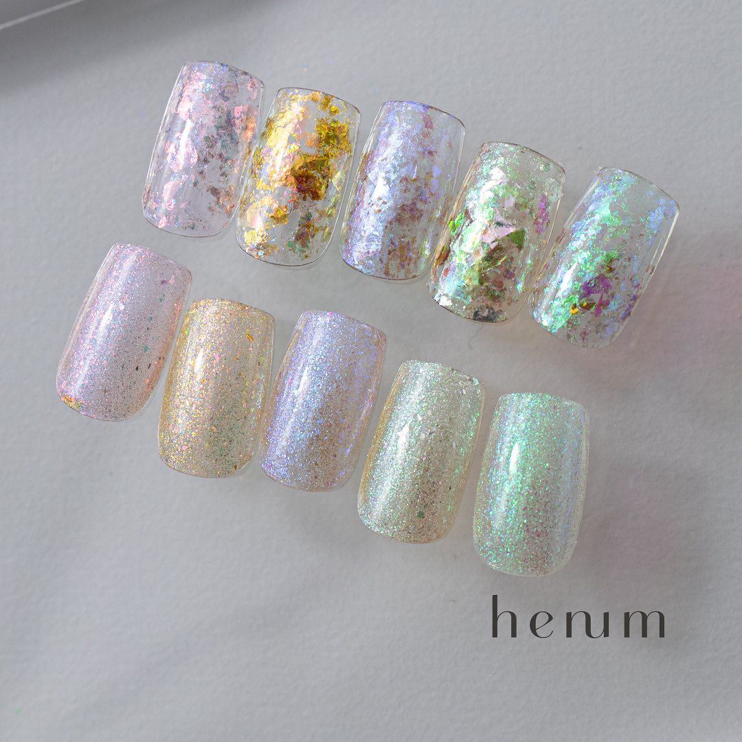 Henum Shiny Flakes 5 Color Set