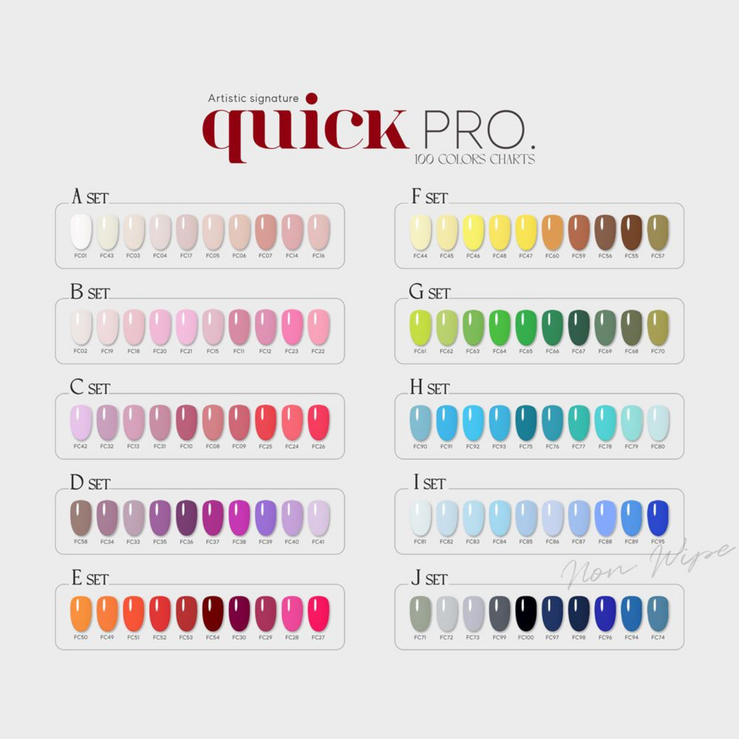 Mithmillo Artistic Signature Quick Pro (A~J Set)
