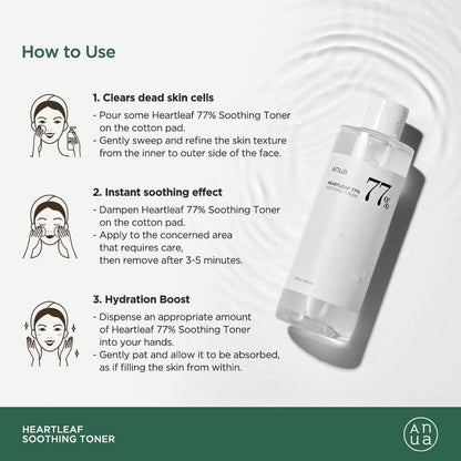 [ANUA] Heartleaf 77% Soothing Toner 250ml