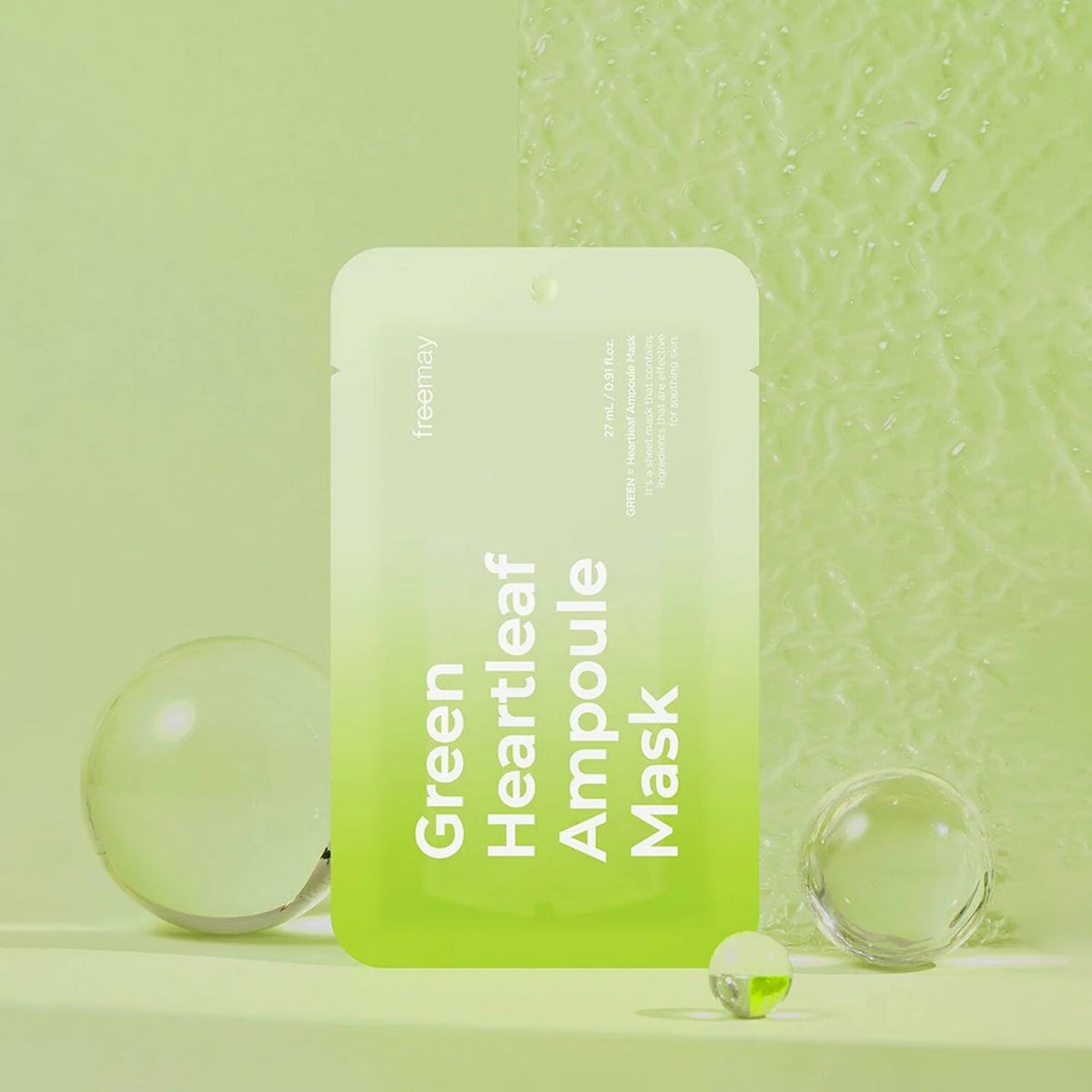 [Freemay] Green Heartleaf Ampoule Mask 10ea