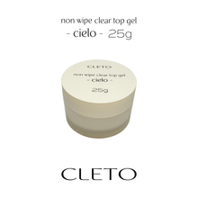 Cleto Non Wipe Clear Top Gel Cielo (25g)