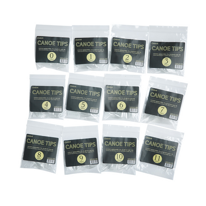 Diami Canoe Clear Nail Tip Refill