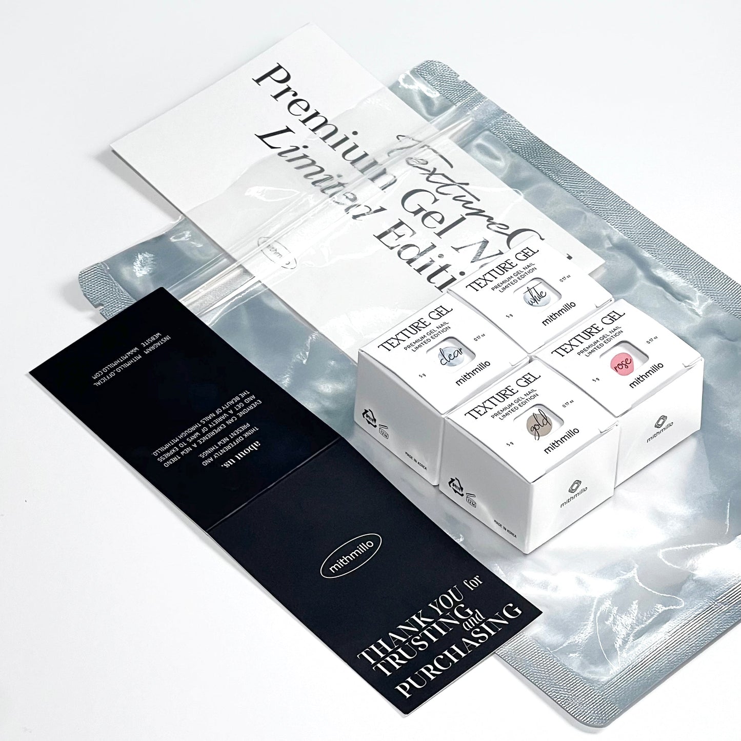 Mithmillo Texture Gel Series (4 Color)