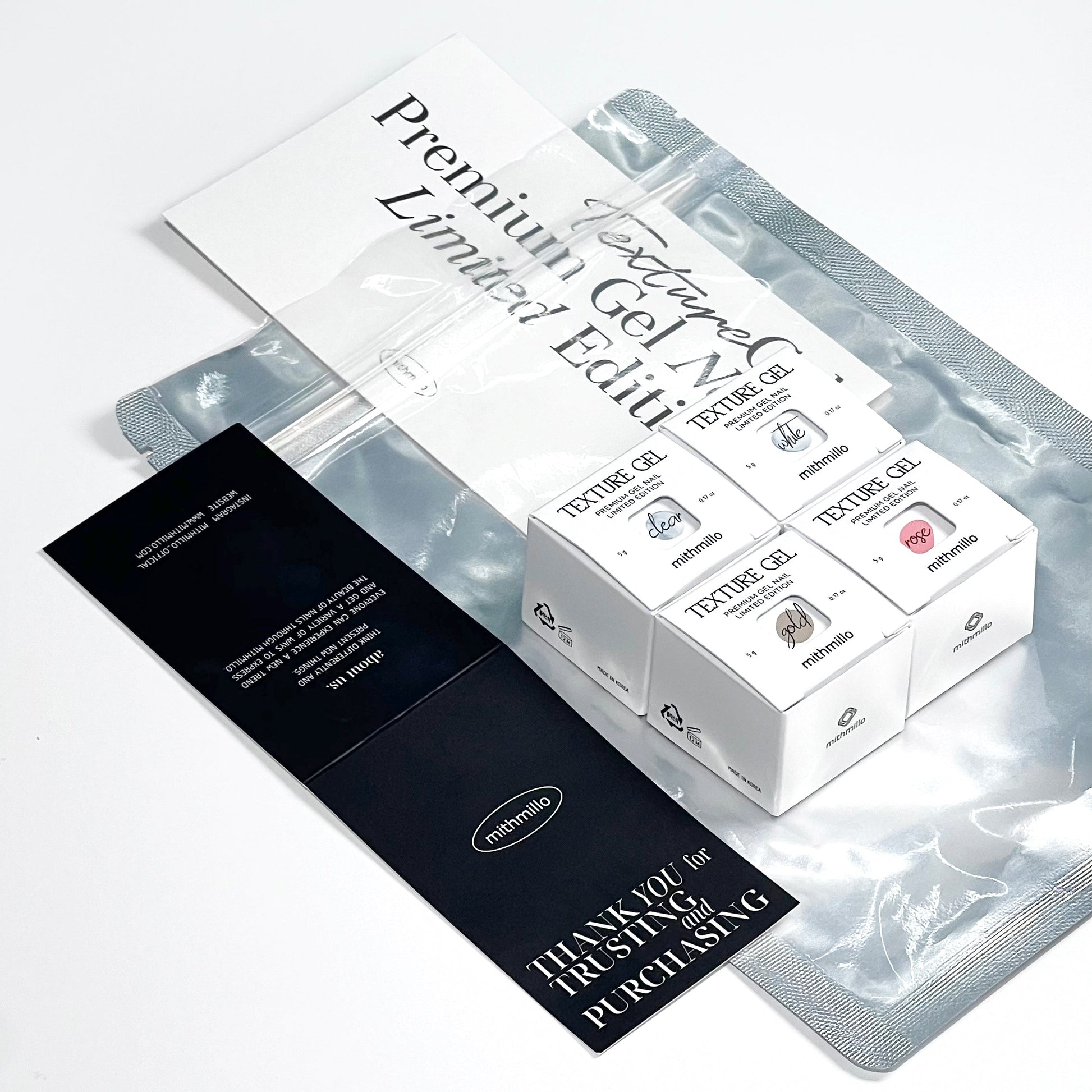 Mithmillo Texture Gel Series (4 Color)