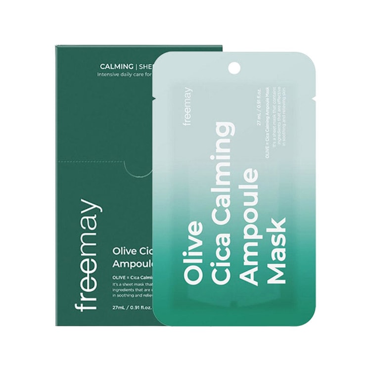 [Freemay] Olive Cica Calming Ampoule Mask 10ea