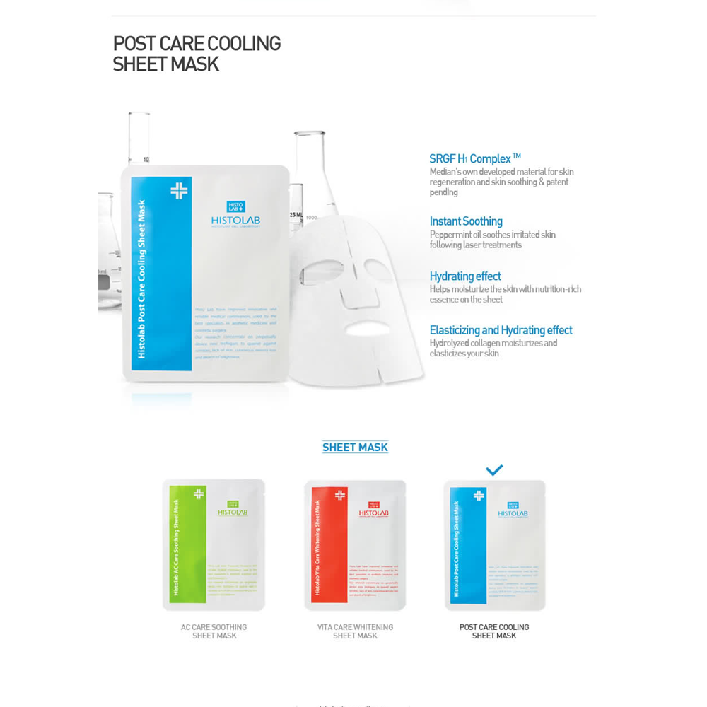 Histolab Post Care Cooling Sheet Mask - Image 3